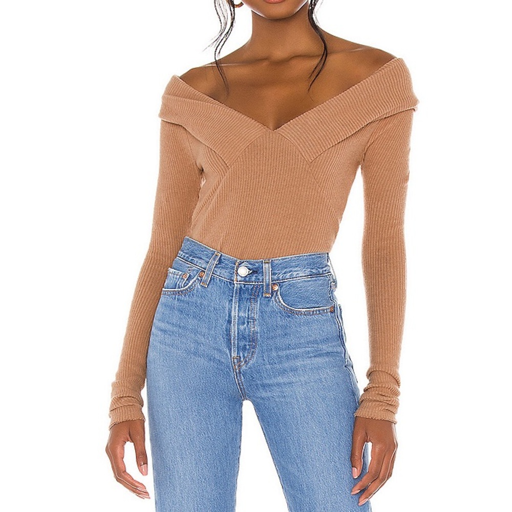 Free People x Revolve Hot Stuff Layering Top in Vintage Bronze